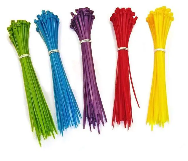 Alt view image 3 of 7 - 4 Inch Yellow Zip Ties (1000 Pieces), 18lb Strength, Nylon Cable Wire Ties