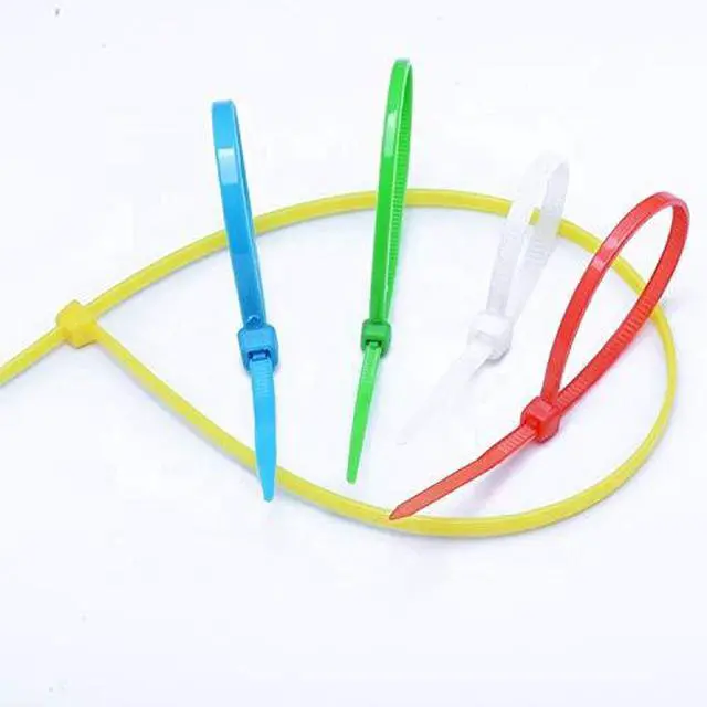 Alt view image 4 of 7 - 4 Inch Yellow Zip Ties (1000 Pieces), 18lb Strength, Nylon Cable Wire Ties