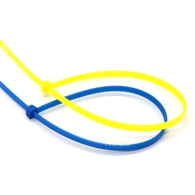 Alt view image 6 of 7 - 4 Inch Yellow Zip Ties (1000 Pieces), 18lb Strength, Nylon Cable Wire Ties