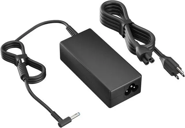 Alt view image 2 of 7 - 65W AC Power Charger, Compatible with HP Probook and Pavilion Laptops, Fast Charging, 19.5V 3.33A, 4.5*3.0mm Blue Connector, Charging Adapter Cord