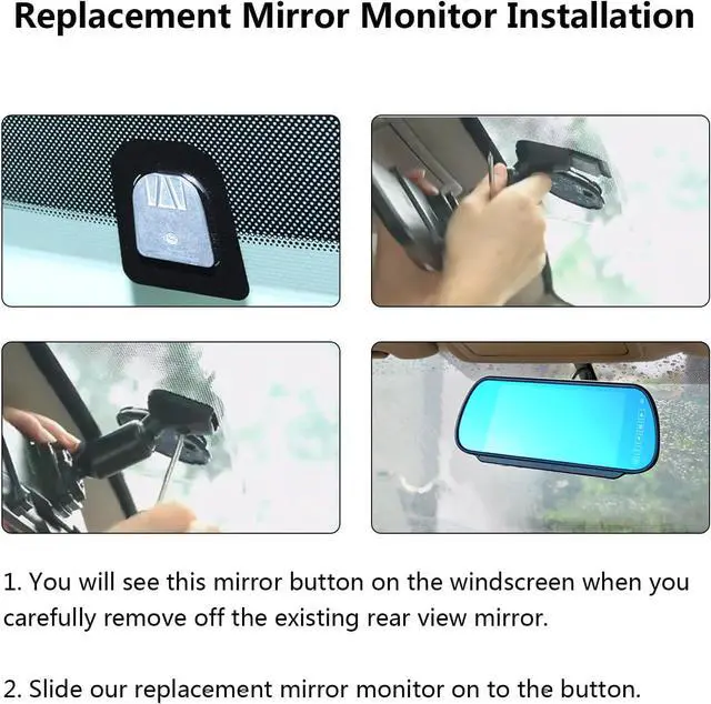 Alt view image 4 of 7 - Sprinter Brake Light Backup Camera System Compatible for Transporter Sprinter W906 2007-2018/Crafter Truck Vans 2007-2016 (with 7 inch Monitor)