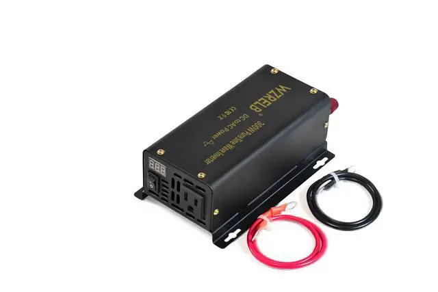 Alt view image 2 of 7 - 300W Pure Sine Wave Power Inverter 600W Peak DC 48V to 110V AC Car Adapter Off Grid with LED Display