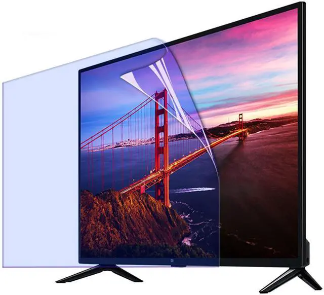 Main image of 43 Inch Anti-Glare TV Film - Anti- Blue Light Screen Protector, Filter Blocking Blue Light From 400 To 450Nm, Protection Eyes