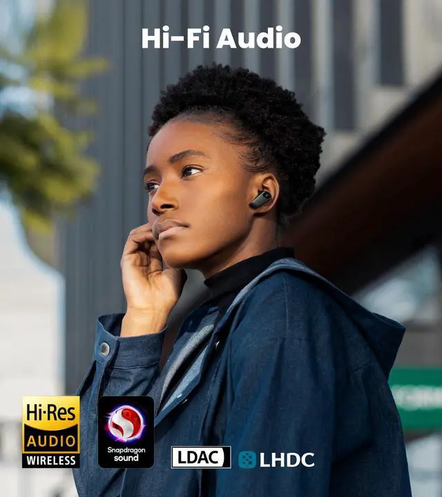 Alt view image 3 of 7 - NeoBuds Planar Wireless Planar Magnetic Earbuds | Planar Magnetic Driver, Adaptive ANC, Hi-Res Certified, Snapdragon Sound, Multipoint Connection, Clear Call Microphone