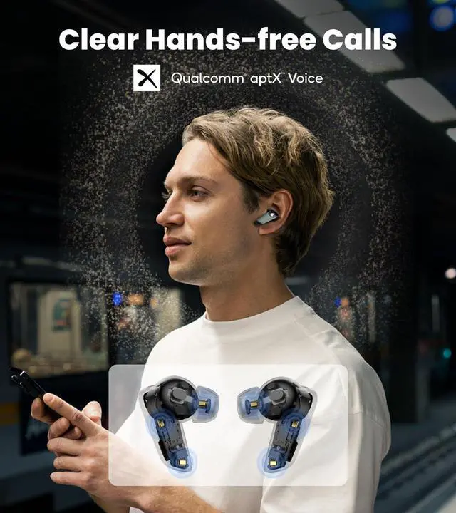 Alt view image 5 of 7 - NeoBuds Planar Wireless Planar Magnetic Earbuds | Planar Magnetic Driver, Adaptive ANC, Hi-Res Certified, Snapdragon Sound, Multipoint Connection, Clear Call Microphone