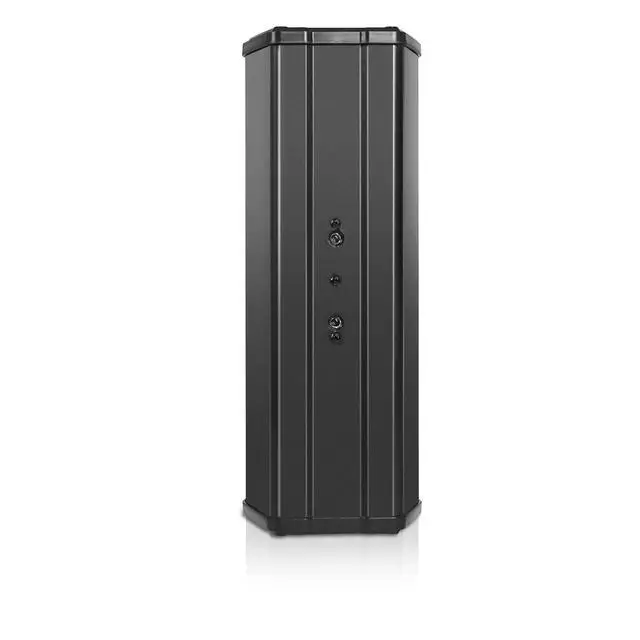 Alt view image 4 of 6 - Pair of 70V/100V Dual 5" Weather-Resistant Column Array Passive Speakers, with IP55-rated Aluminum Enclosure, for Home & Commercial Installations, Indoor & Outdoor, Black(TARVOS-CL25B-PAIR)