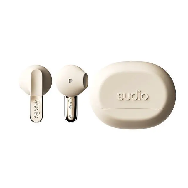 Alt view image 2 of 7 - N3 True Wireless Bluetooth On-Ear Earbuds High-Definition Sound, 30-Hour Playtime, Clear Calls, Sweat & Splash Resistant, Eco-Friendly Recycled Plastics (Sand)