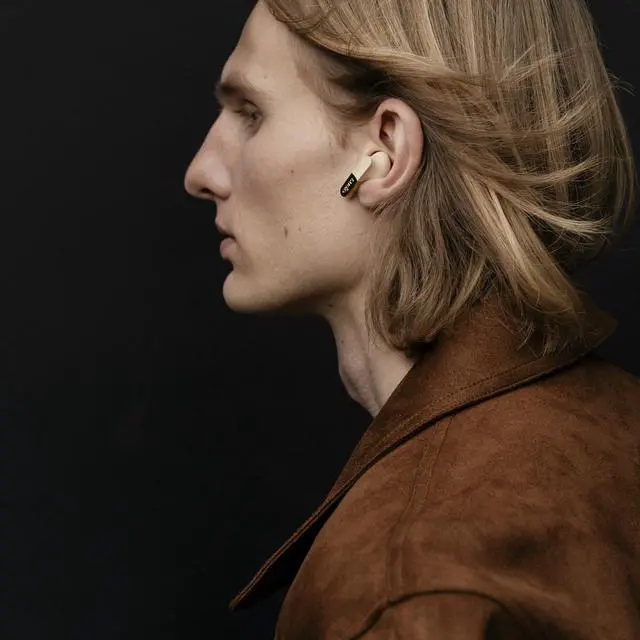Alt view image 4 of 7 - N3 True Wireless Bluetooth On-Ear Earbuds High-Definition Sound, 30-Hour Playtime, Clear Calls, Sweat & Splash Resistant, Eco-Friendly Recycled Plastics (Sand)