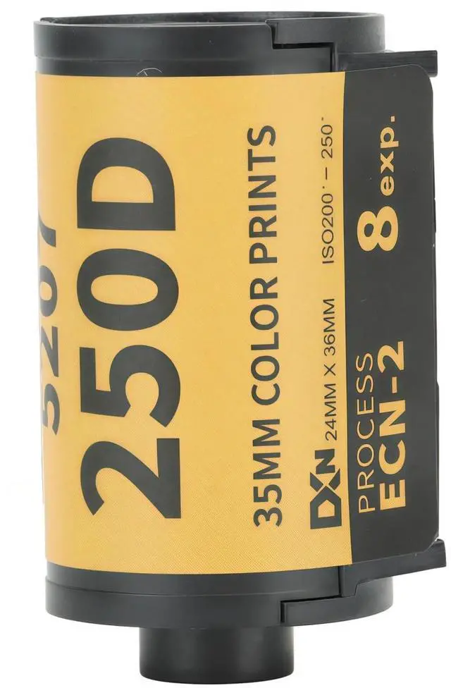 Main image of 35mm Color Print Film Professional Wide Exposure Range ECN 2 Process Colour Print Camera Film for 135 Camera, 8 Sheet, 200-250, 1.9 x 1.1 in