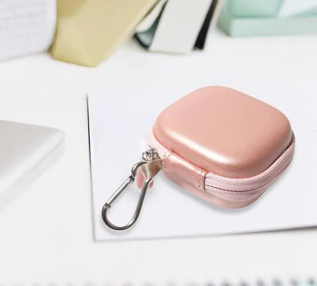 Alt view image 2 of 5 - Case for Aptkdoe Earbuds 75hrs 5.3 Headphone Sport (Rose Gold)