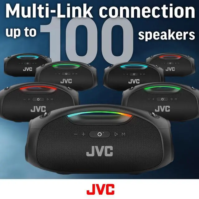 Alt view image 3 of 4 - Portable Wireless Bluetooth Speaker - 120W with Dual Woofer Deep Bass, RGB Lighting, Indoor/Outdoor Boombox, Bluetooth 5.3, IPX6 Water Resistant, USB-C, 11-Hr Playtime, 2 Sound Modes - SP-PA15BT