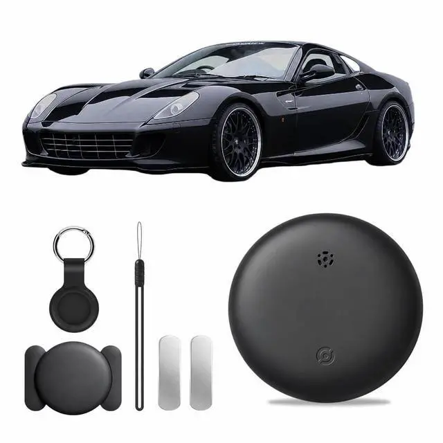 Main image of GPS Tracker Device for Vehicles,Non Detectable GPS Tracker for Android and iPhone with Real-Time Tracking,Hidden Car Tracker Device,No Monthly Fee,No SIM,for Cars, Kids, Pets(Matte Black)