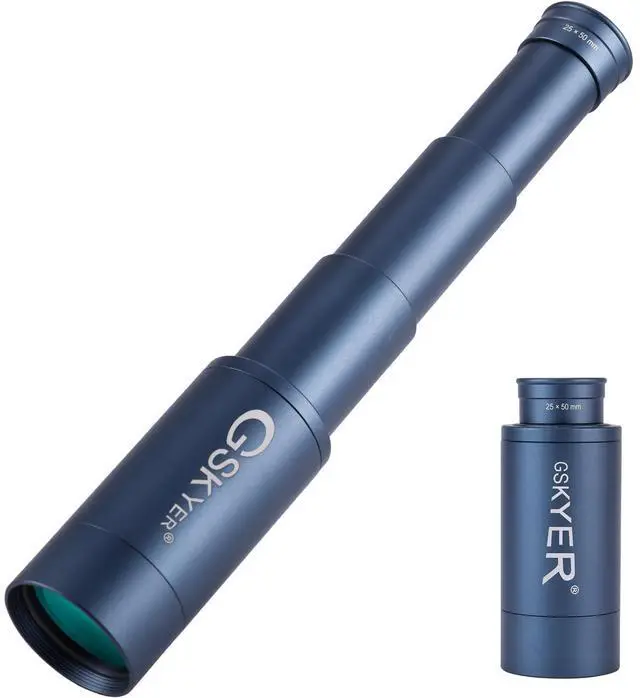 Main image of 25x50 Monocular Telescope, Monoculars for Adults High Powered: Compact HD Zoom Scope for Men Gifts Cool Gadgets with BAK4 Prism & FMC Lens, Pirate Binoculars for Kids Spotting Hunting Camping