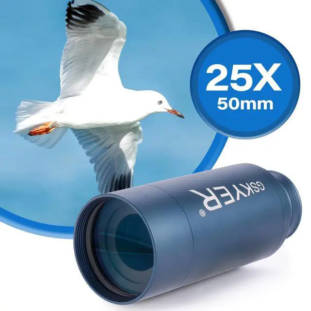 Alt view image 4 of 7 - 25x50 Monocular Telescope, Monoculars for Adults High Powered: Compact HD Zoom Scope for Men Gifts Cool Gadgets with BAK4 Prism & FMC Lens, Pirate Binoculars for Kids Spotting Hunting Camping