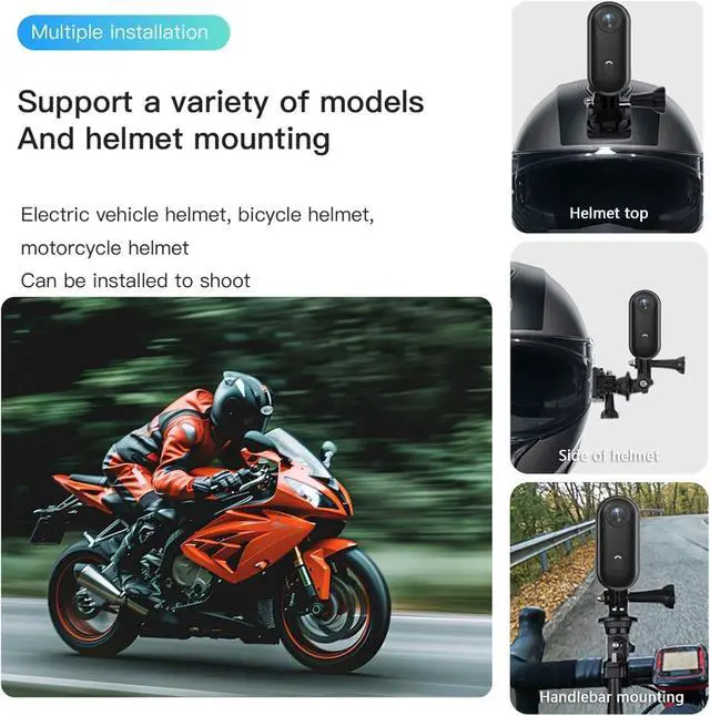 Alt view image 5 of 7 - 4K Mini Action Camera, Portable Vlogging Camera, Waterproof Wearable Body Camera 4K with 360° Rotation Clip, Magnetic Hands-Free POV Camcorder for Cycling, Motorcycle, Pet Walking, Vlogging, Skiing