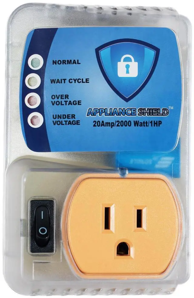 Main image of Surge Protector - Protects Appliances From Damaging & Costly Voltage Spikes/Dips. Great for Refrigerators, Freezers, Dryers, Computers. Best in Class 20 Amp, 2200 Watts