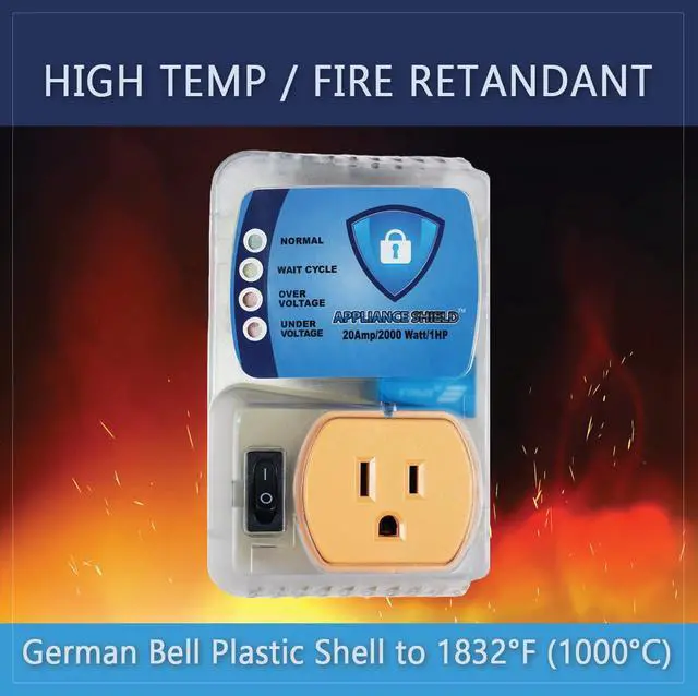 Alt view image 4 of 7 - Surge Protector - Protects Appliances From Damaging & Costly Voltage Spikes/Dips. Great for Refrigerators, Freezers, Dryers, Computers. Best in Class 20 Amp, 2200 Watts