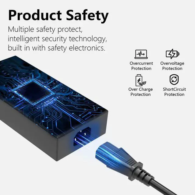 Alt view image 4 of 5 - 150W AC Charger Fit for Asus TUF Gaming A15 A17 F15 F17 | FA506 FA706 FX506 FX505 FX706 FX705 G531GD G531GT A18-150P1A ADP-150CH B