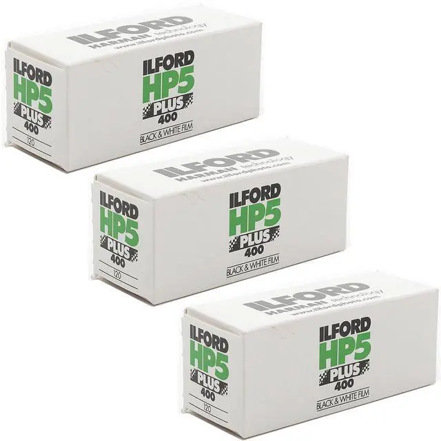 Main image of 3 Rolls HP5 400 120 Film