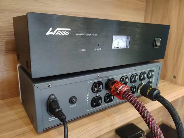Alt view image 7 of 7 - 3.3FT AC Power Cable 10AWG HiFi Audiophile Power Cord with US Plug IEC Connector