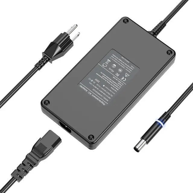 Main image of 240W 180W Laptop Charger Compatible with Dell Alienware/Precision | for Dell G16 G15 G7 Alienware M15 17 15 M17 X51 Precision M6800 M6500 M6600 M6700 AC Adapter Power Supply Cord