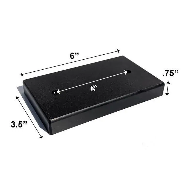 Alt view image 2 of 5 - 6" Transducer Mounting Board, Black