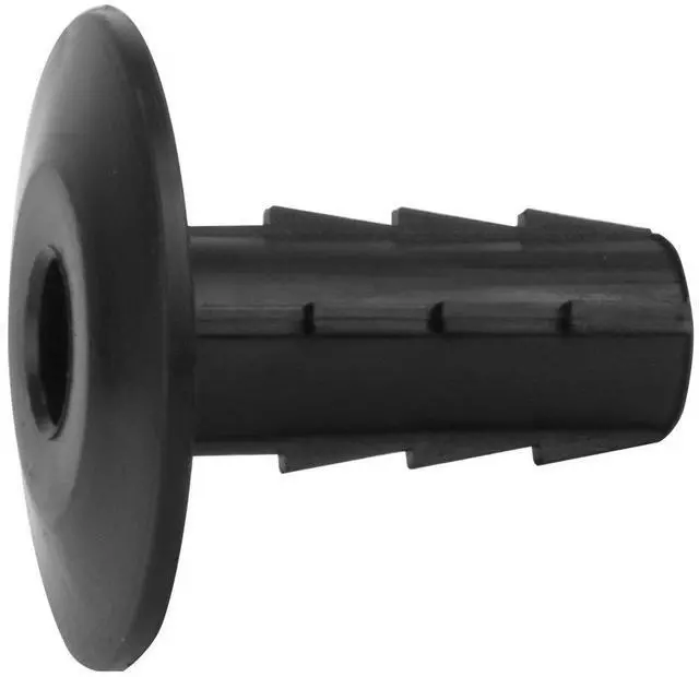 Main image of Single Feed-Through Cable Bushings (Black / 100 Pieces)