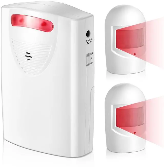 Main image of Driveway Alarm Wireless Outside Motion Sensor Alarm with Receiver Weatherproof Infrared Sensor, Indoor Home Security Business Alert System Detector(Style 1)
