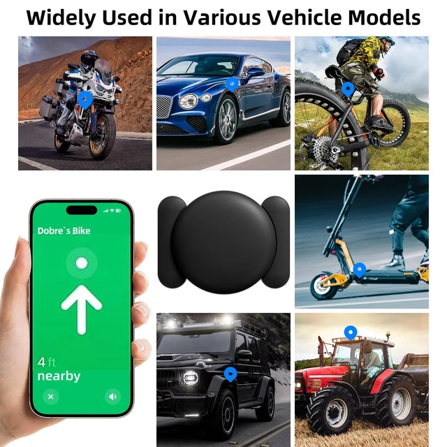 Alt view image 4 of 7 - GPS Tracker for Vehicles Real-Time Mini Tracker Device for Vehicles, No Monthly Fee Subscription No SIM Card Required(Available for Android and iOS) 2 Pack