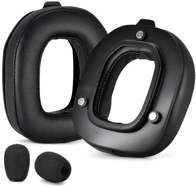 Main image of Earpads for Astro A50 Gen4 / A50 Gen5 / A50X (Faux Leather) | Ear pads and Microphone Foam, Upgrade High-Density Noise Cancelling Foam, Ear Cushions Added Thickness