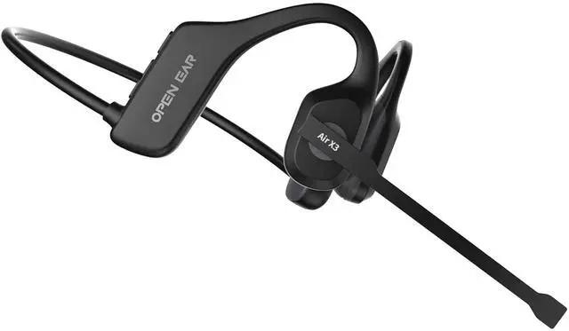 Main image of Open Ear Headphones with Mic, 32g Bluetooth Headset with Microphone, Dual Connect Bluetooth 6.0 with Noise Cancelling Mute Function, Wireless Headset with Mic for Sports,Work, Drivers, Call Centre