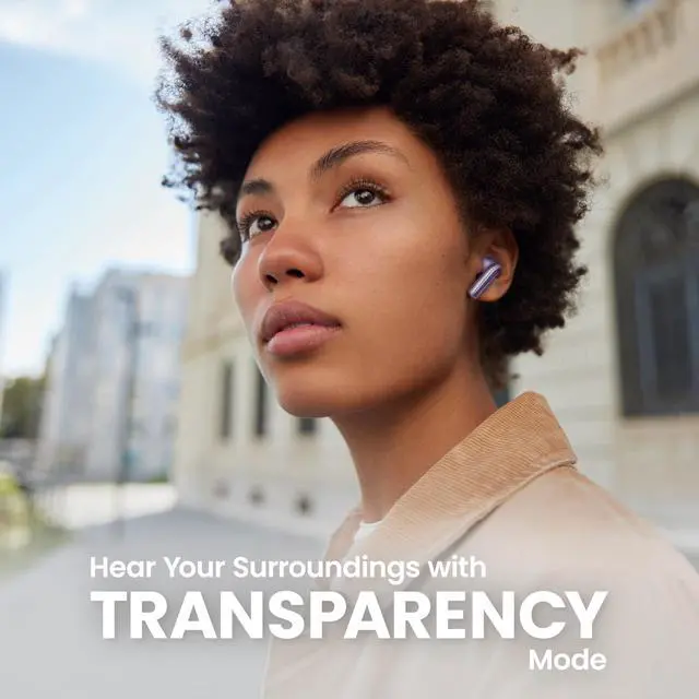 Alt view image 6 of 7 - True Wireless Earbuds Noise Cancelling Earbuds, Premium ANC | Deep Noise Cancelling Earpods, Bluetooth 5.4 Ear Buds, iPhone and Android Active Earphones with ANC Sound Blocking