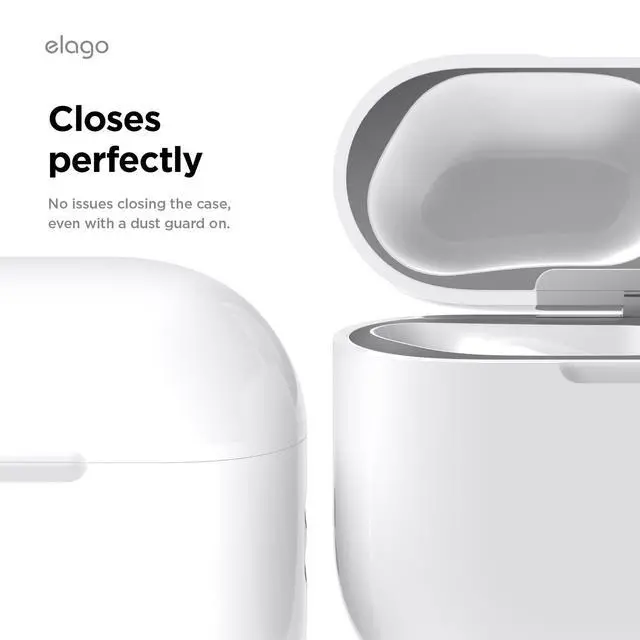 Alt view image 4 of 6 - Dust Guard for AirPods Pro 3 | Anti-Dust Film Sticker, Protects from Iron/Metal Residue (2 Sets) (Dark Grey) (Must Watch Installation Guide)