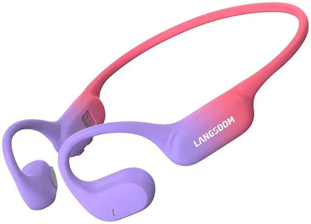 Main image of Running Headphones AirWave Pro, Open Ear Lightweight Skin-Friendly Comfort, Superior Sound, IP67 Waterproof, Built-in 32GB MP3 Mode, 17.5Hrs Battery Life (Purple)