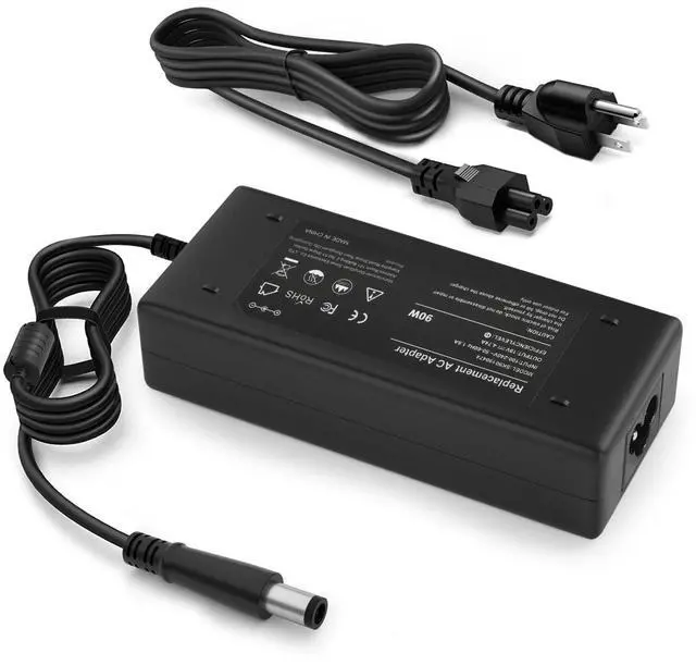 Main image of 90W AC Adapter Laptop Charger Compatible with HP Elitebook | 8440p 8460p 2540p 2560p 8560p 8540w 8470p 2570p 8540p 2760p 8530w Pavilion G4 G6 G7 M6 DM4 DV4 DV5 DV6 DV7 G60 G61 G72