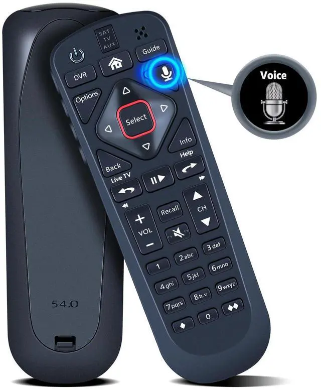 Main image of Voice Replacement for Dish Network 54.0 Remote Control for The Hopper | Easy to Pair, Voice Control