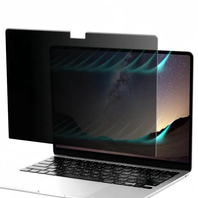 Main image of Privacy Screen for Macbook Air 13.6/13 Inch (2022-2026, M2, M3, M4, M5), Removable Matte Anti Glare Blue Light Protector Private Security Filter for 13.6 inch Mac Laptop Computer
