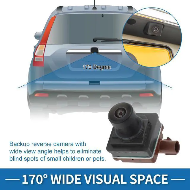 Alt view image 3 of 7 - Rear View Camera for Ford F-150 2021-2023 for Ford Expedition for Lincoln Navigator 2022 2023 Park Assist Backup Reverse Camera Replace No.PJ7Z-19G490-B/PJ7Z-19G490-C