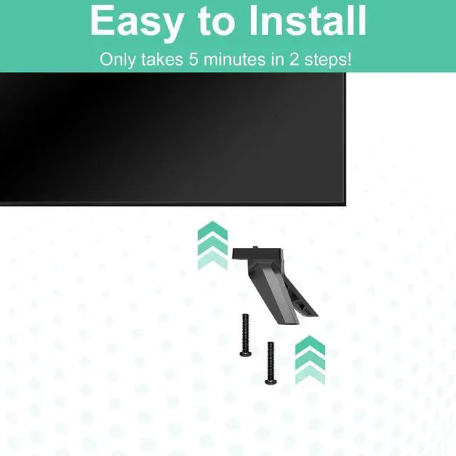 Alt view image 4 of 7 - Base Stand Only for Vizio TV Legs V505-J09 We Listed, Not for Other Models, Only for Vizio TV Replacement Stand We Listed wr Screws Set and Instructions, Easy to Install