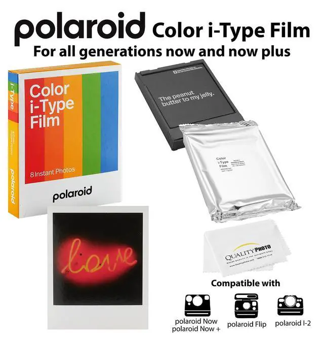 Alt view image 2 of 6 - Color I-Type Film for Now, Now+, i2 + Quality Photo Cloth, 16 Sheets