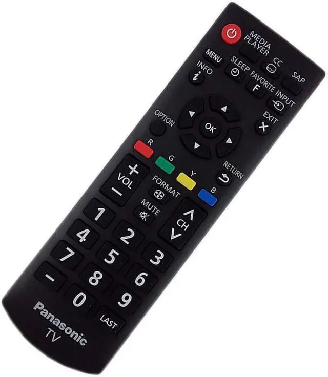Alt view image 3 of 5 - New Factory Original N2QAYB000820 Viera TV Remote Control/Compatible Edition for Many Remote Controls
