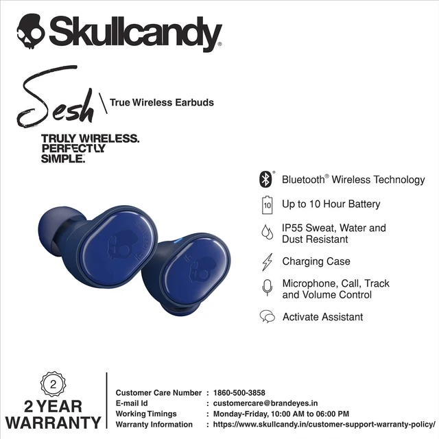 Alt view image 6 of 6 - Sesh True Wireless In-Ear Earbuds - Indigo