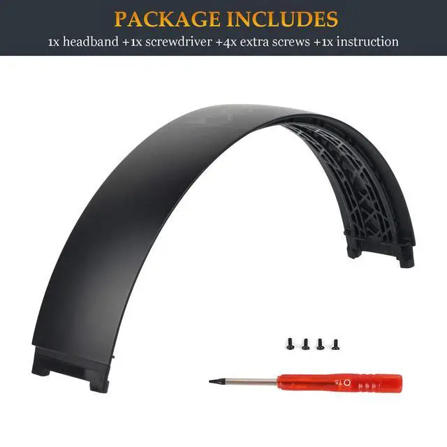 Alt view image 6 of 7 - Studio 3 Wireless Headband as Same as the OEM Replacement Arch Band Studio3 Parts Accessories Compatible with Beats by Dr. Dre Studio3/A1914 and Studio 2 Wired/Wireless Headphones (Matte Black)
