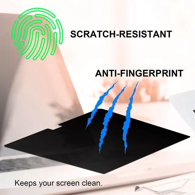Alt view image 5 of 7 - Privacy Screen for Macbook Air 13.6/13 Inch (2022-2026, M2, M3, M4, M5), Removable Matte Anti Glare Blue Light Protector Private Security Filter for 13.6 inch Mac Laptop Computer
