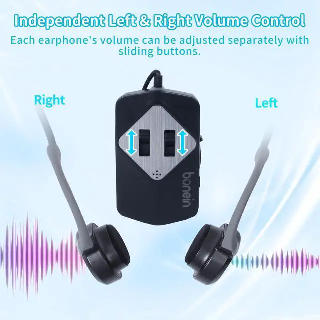 Alt view image 4 of 7 - Advanced Bone Conduction Hearing Headphones, 7 Frequency Modes | Non-invasive Design, More Suitable for Long-term Wear and Daily Use by People