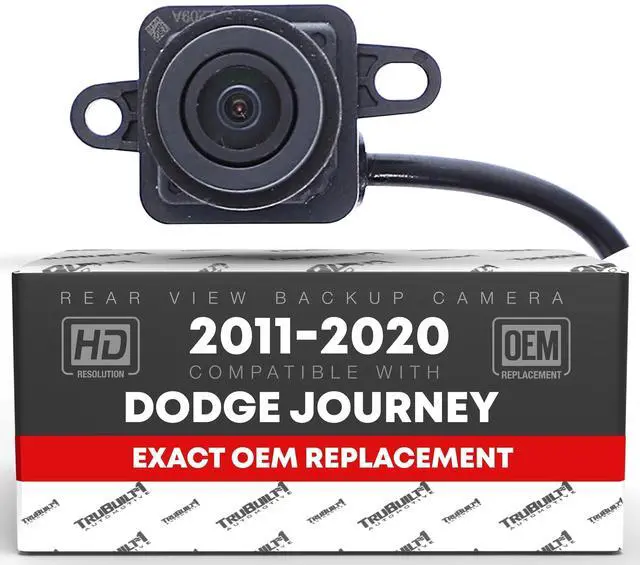 Main image of Rear View Backup Camera - Compatible with 2011-2020 Dodge Journey - Reverse Park Assist Camera Replacement - OEM 56054158AG, 56054158AB, 56054158AC, 56054158AD, 590-143, CH1960102
