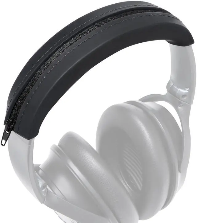 Main image of BandZ QC - Silicone Headband Cover for Bose QuietComfort 35, 35ii, 45, QC 2023 & More, Made by Wicked Cushions | Enhanced Style, and Sweat Protection | Black