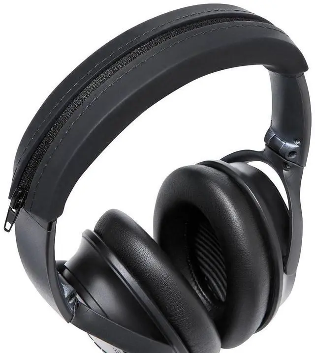 Alt view image 7 of 7 - BandZ QC - Silicone Headband Cover for Bose QuietComfort 35, 35ii, 45, QC 2023 & More, Made by Wicked Cushions | Enhanced Style, and Sweat Protection | Black