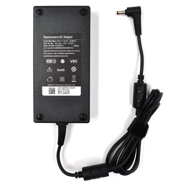 Alt view image 2 of 7 - 180W 19.5V 9.23A AC Laptop Charger Fit for MSI Gaming Laptop GS73VR GS63VR | Compatible with MSI Gaming Laptop GS43VR GS60 GS63 GS65 GS70 GE60 GE62 GE72 GT60 GT70 with Power Cord - Certified UL