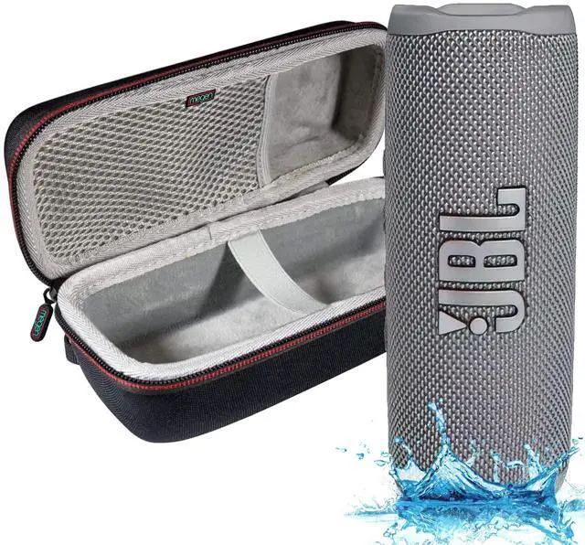Main image of Flip 6 - Waterproof Portable Bluetooth Speaker, Powerful Sound and deep bass, IPX7 Waterproof, 12 Hours of Playtime with Megen Hardshell Case - Gray